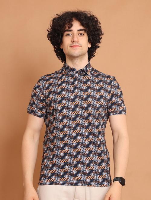 multi colored printed short sleeve t-shirt - 20601628 -  Standard Image - 0