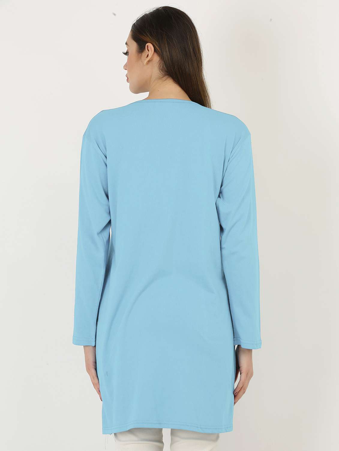 women round neck typographic printed regular t-shirt - 20602636 -  Standard Image - 2