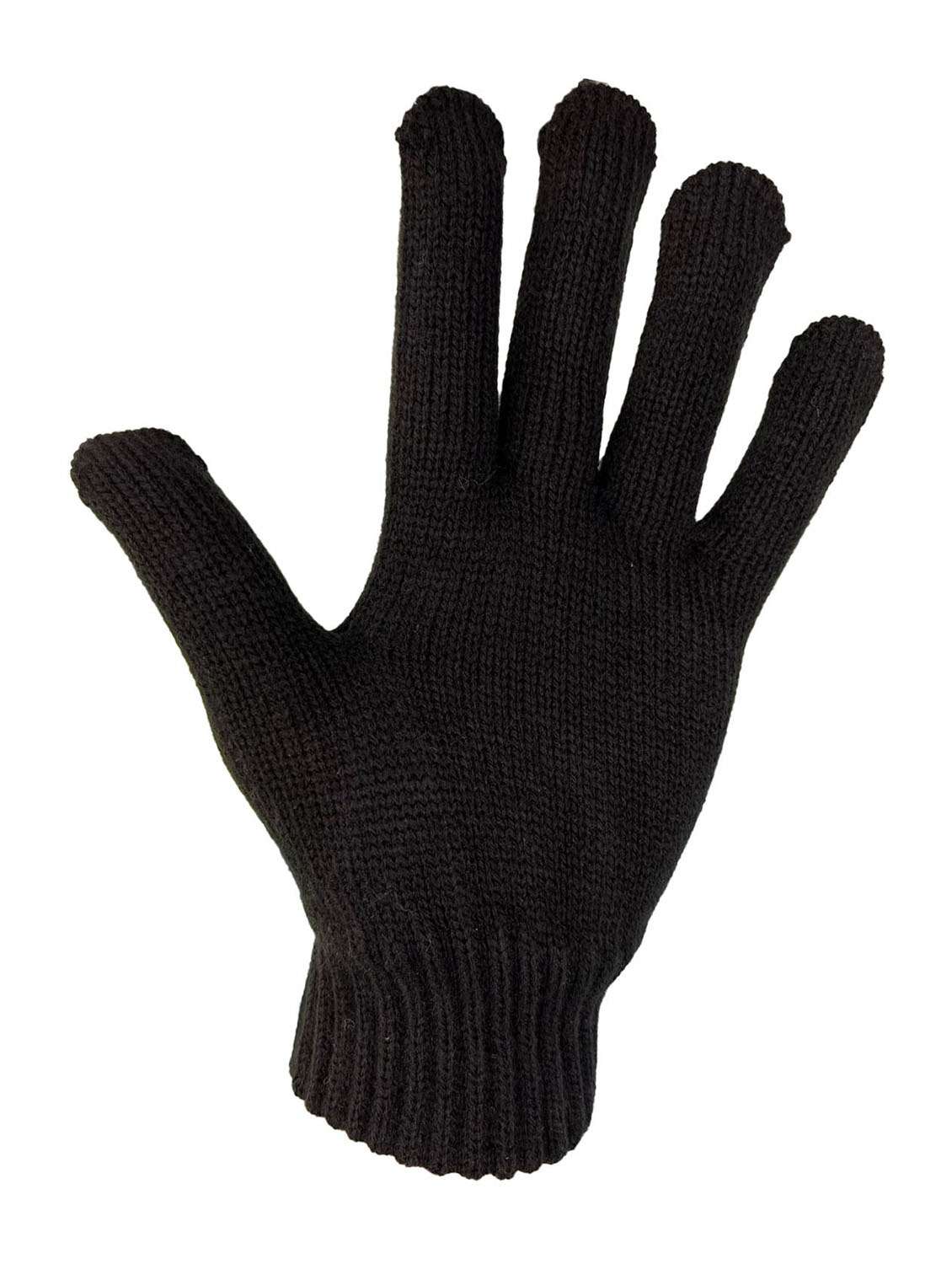 men black combos pack of self design gloves - 20605208 -  Standard Image - 2