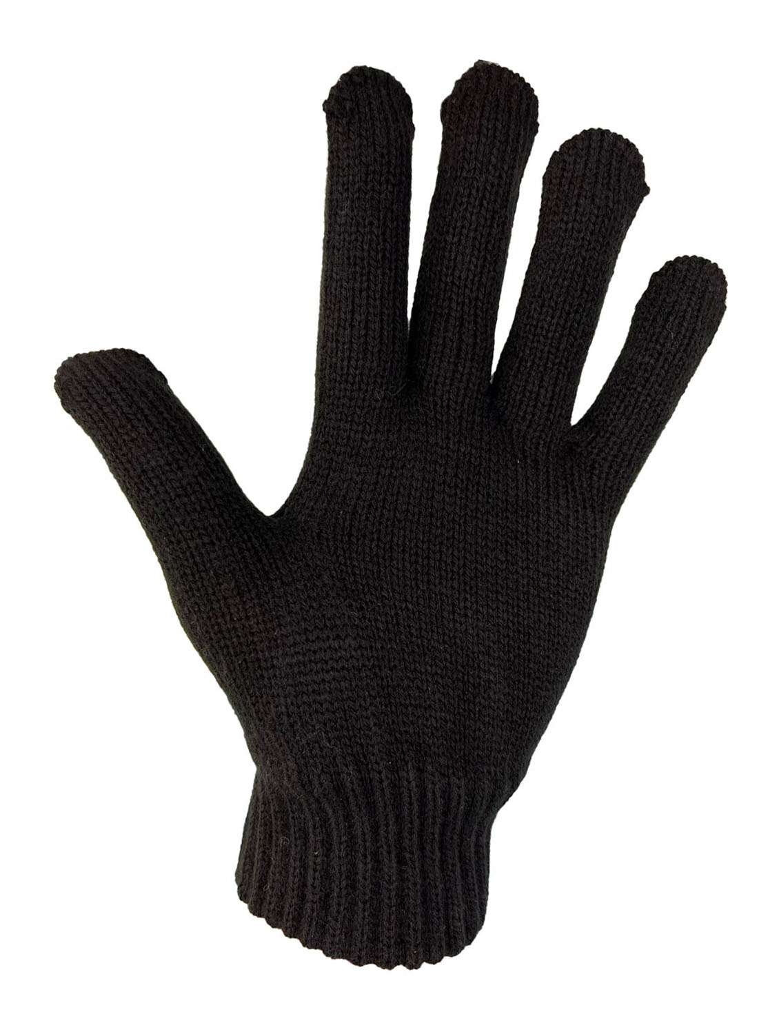 men black combos pack of self design gloves - 20605210 -  Standard Image - 2