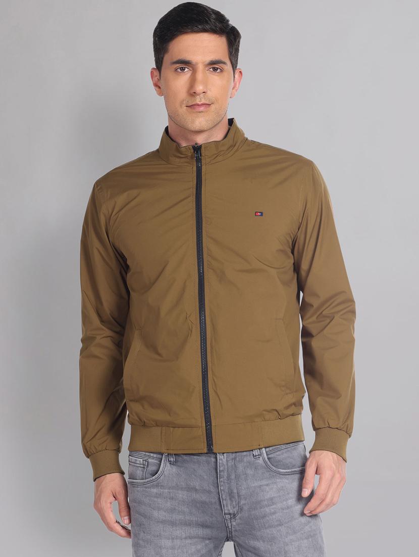 men solid long sleeve casual jacket - 20609194 - Zoom Image - 0