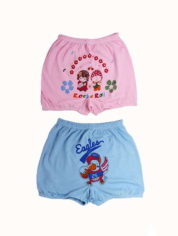 kids printed slip and bloomers combo - 20609720 -  Standard Image - 2