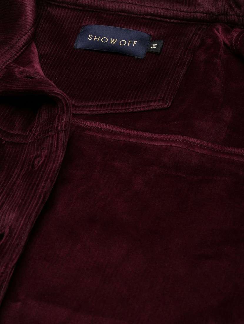 women magenta solid regular jacket - 20610352 -  Standard Image - 7