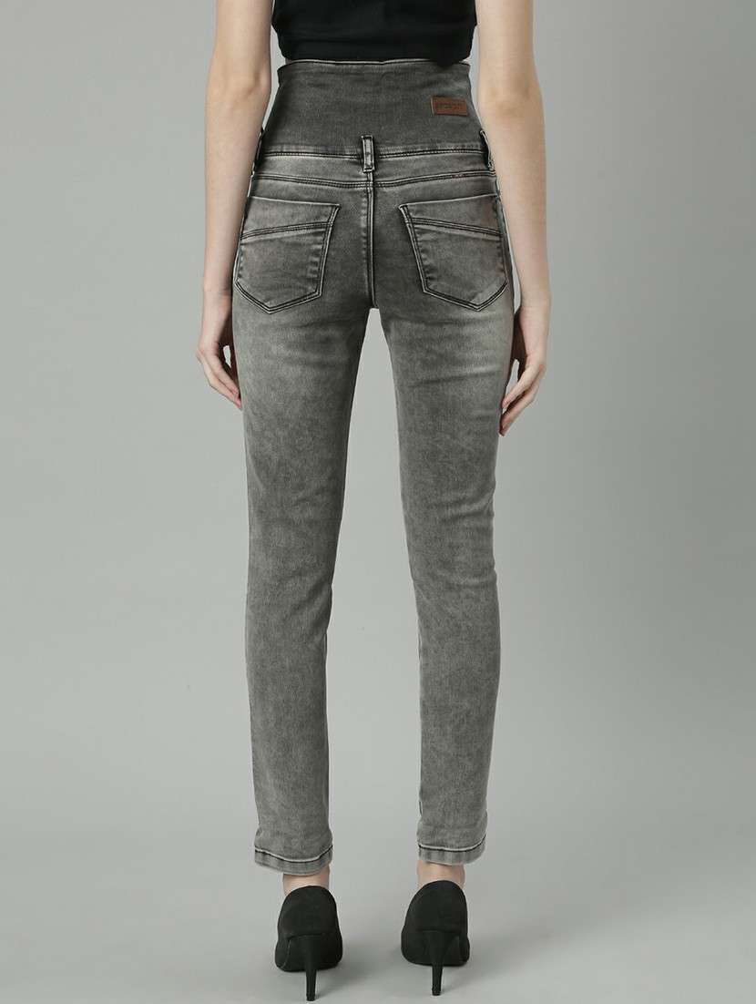 women's plain slim fit jeans - 20610446 -  Standard Image - 2