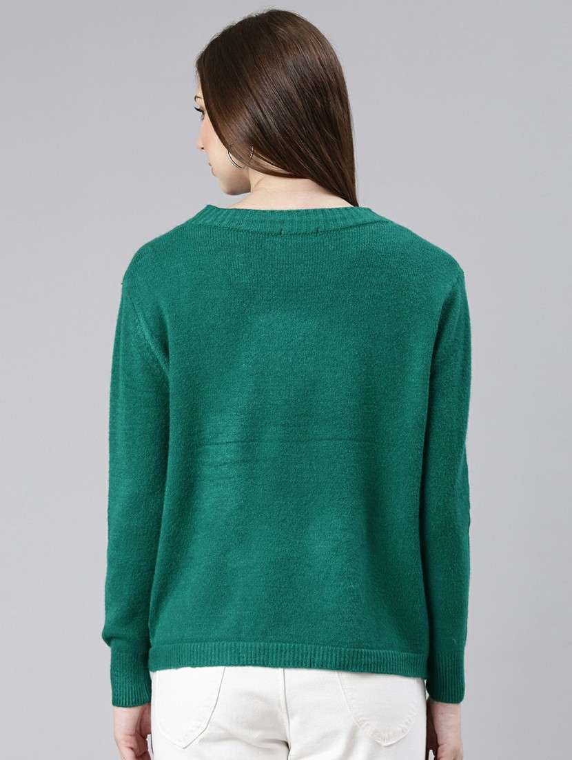 women acrylic long sleeve cardigan - 20610646 -  Standard Image - 2