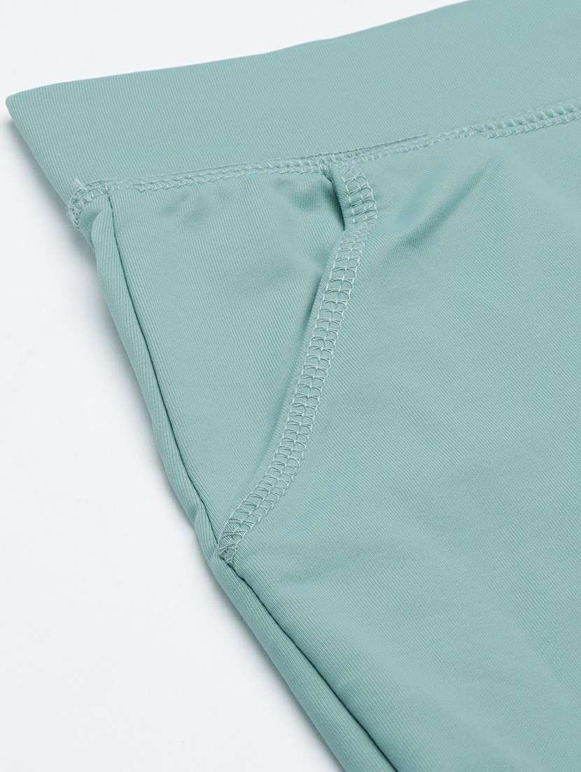 women high rise solid track pant - 20610704 - Standard Image - 7