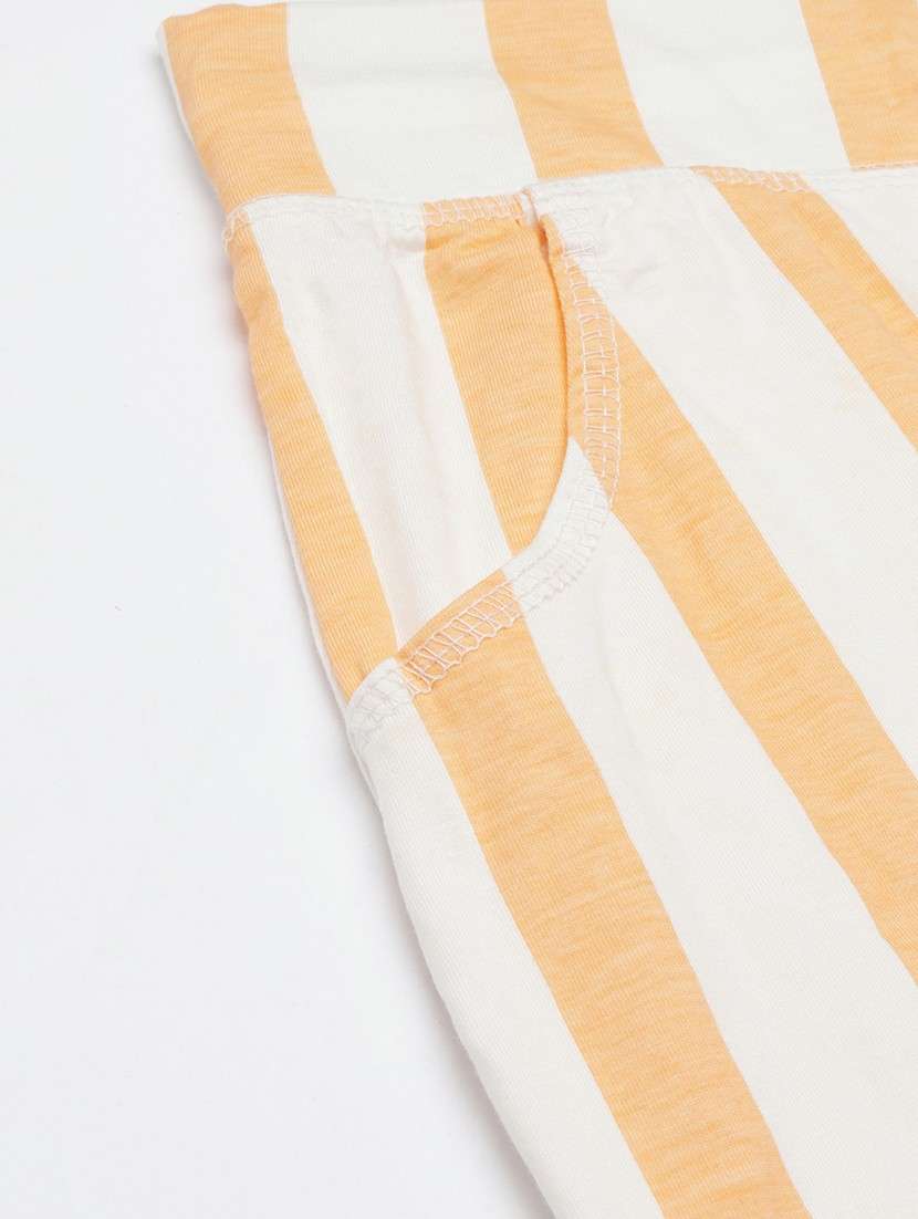 women high rise striped track pant - 20610709 -  Standard Image - 7