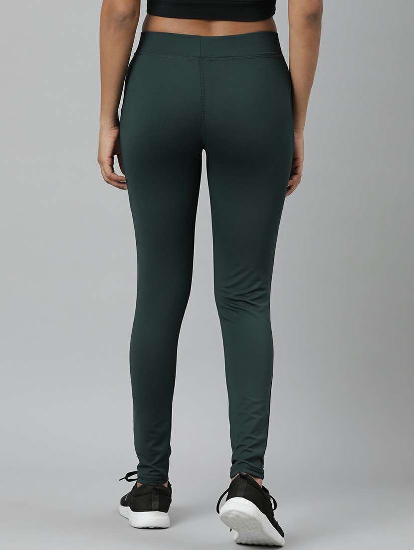 women high rise solid track pant - 20610723 -  Standard Image - 2