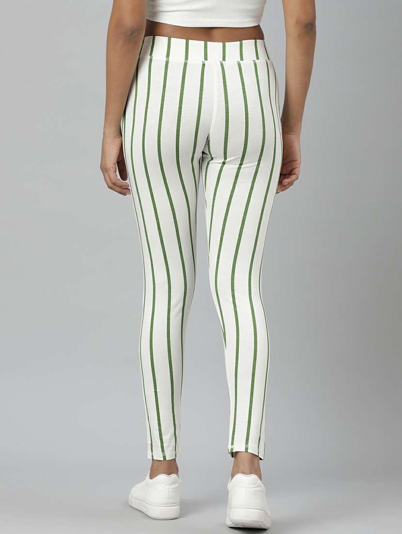 women high rise striped track pant - 20610730 -  Standard Image - 2