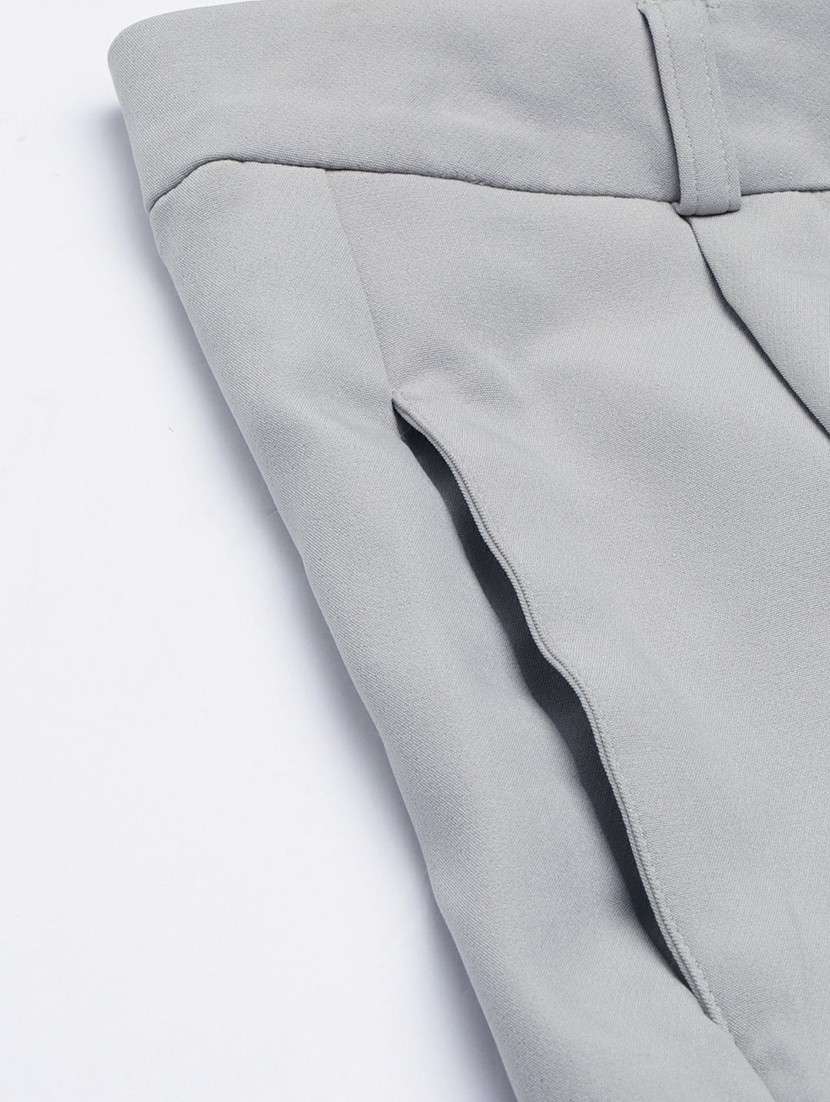 grey cotton trousers - 20610872 -  Standard Image - 7
