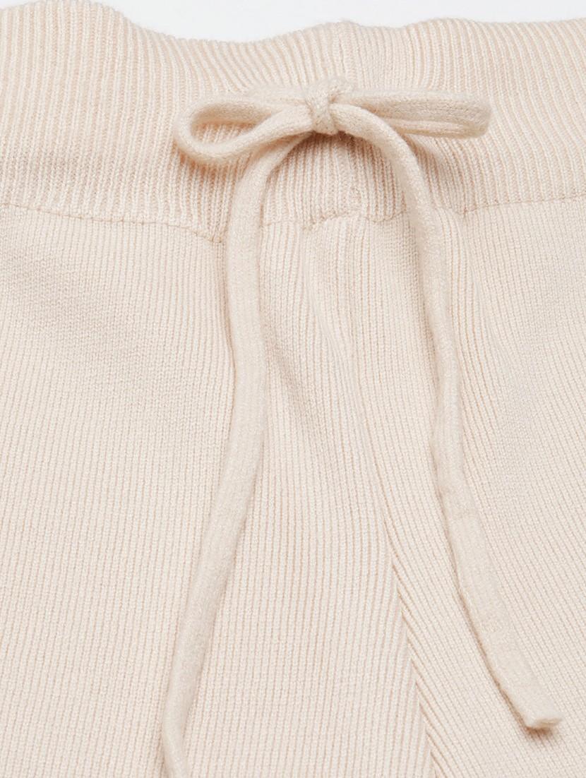 beige cotton flat front trouser - 20610880 - Standard Image - 7