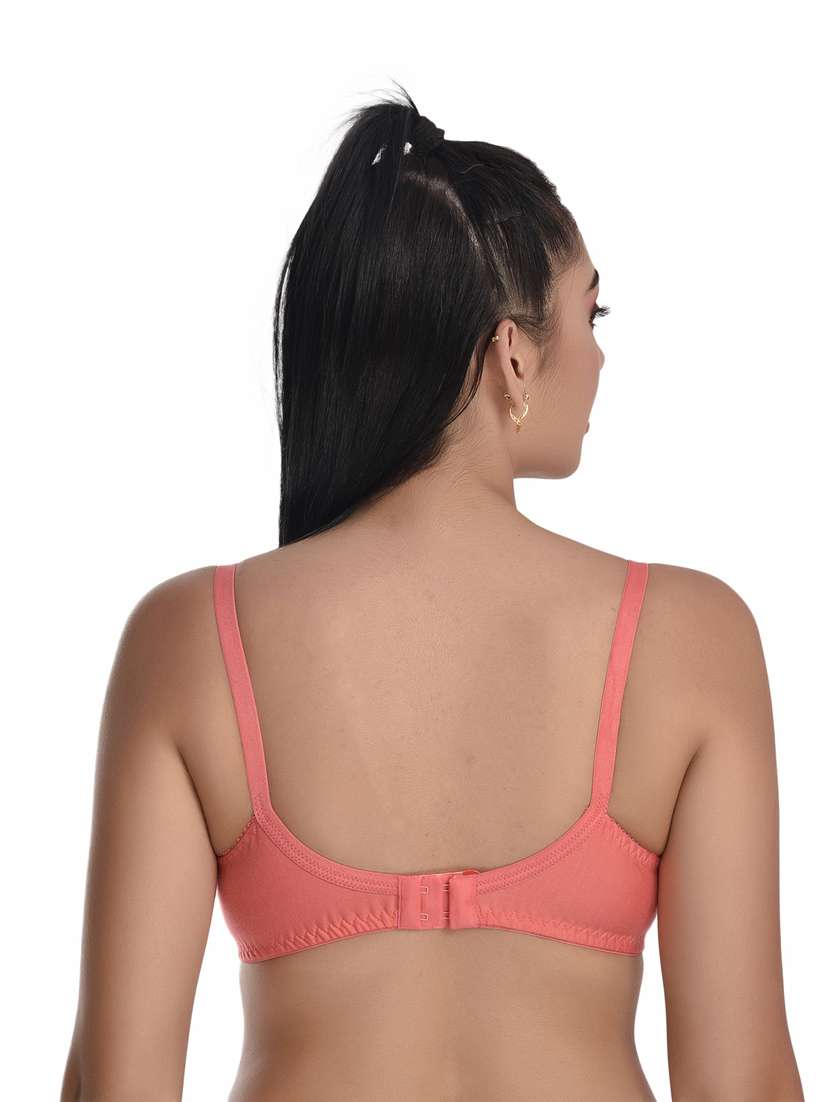 multi colored cotton blend regular bra - 20611147 -  Standard Image - 2