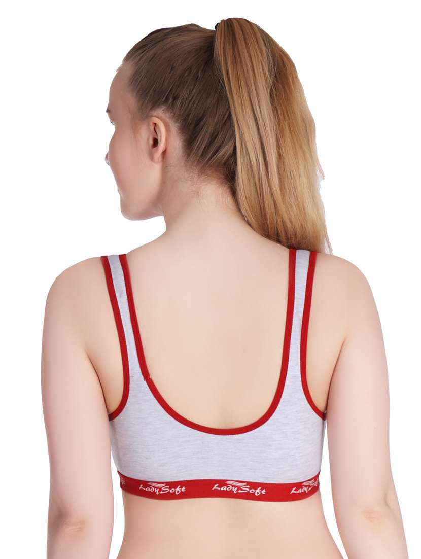 pack of 3 color block sports bra - 20611318 -  Standard Image - 2