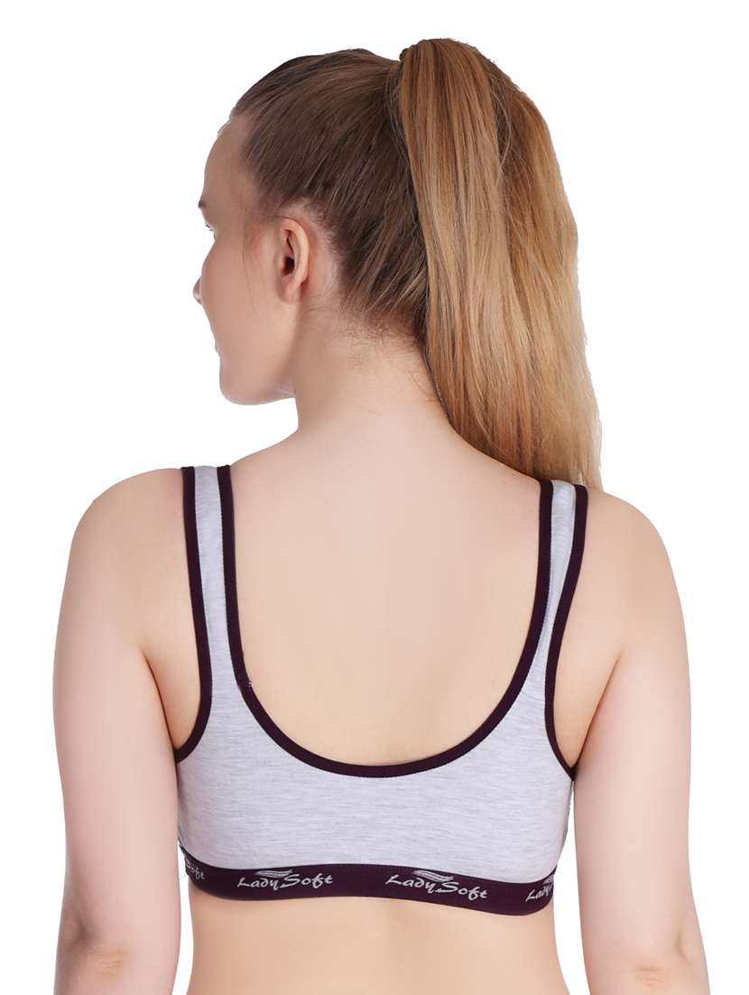 pack of 3 color block sports bra - 20611321 -  Standard Image - 2