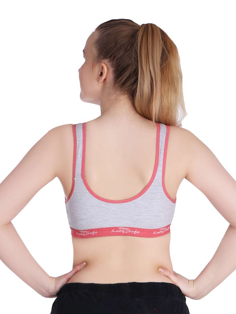 pack of 3 color block sports bra - 20611325 -  Standard Image - 2
