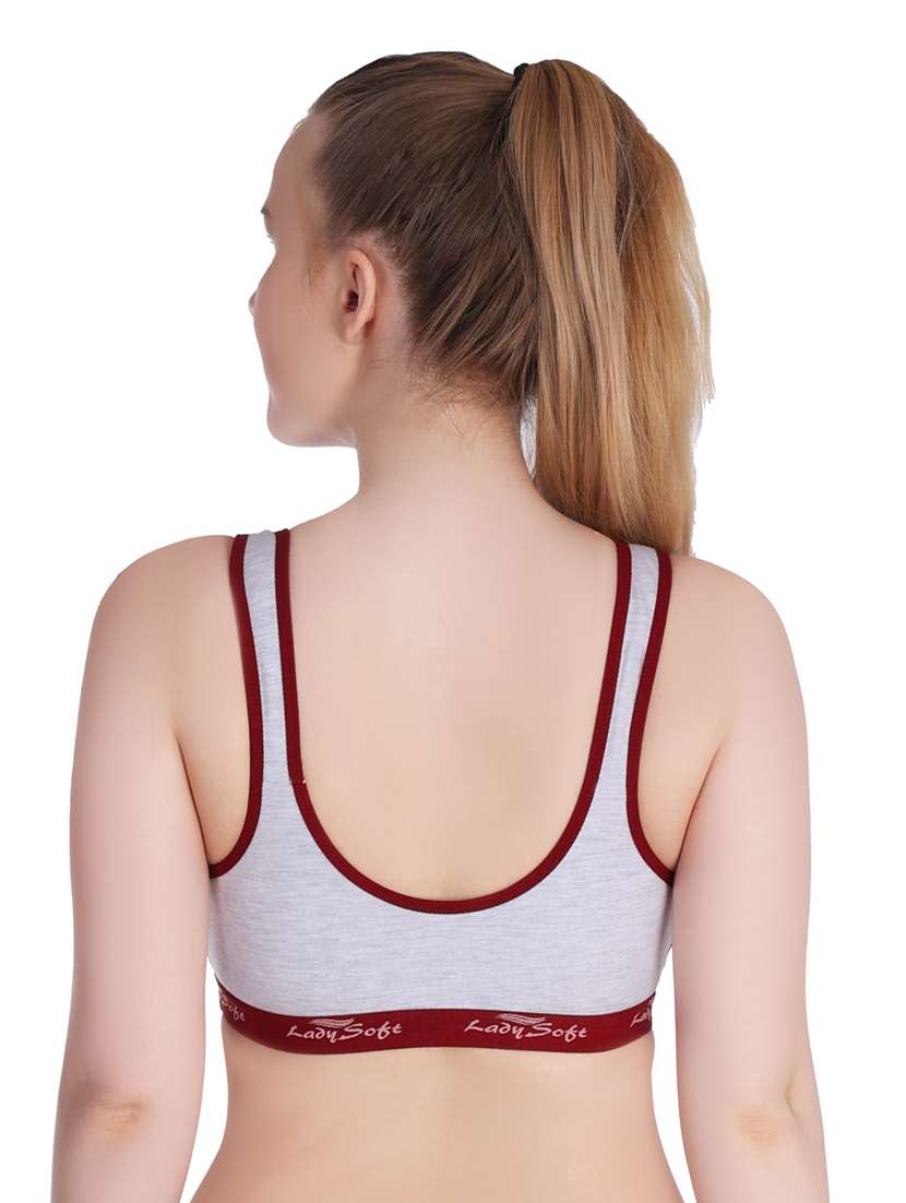 pack of 3 color block sports bra - 20611329 -  Standard Image - 2