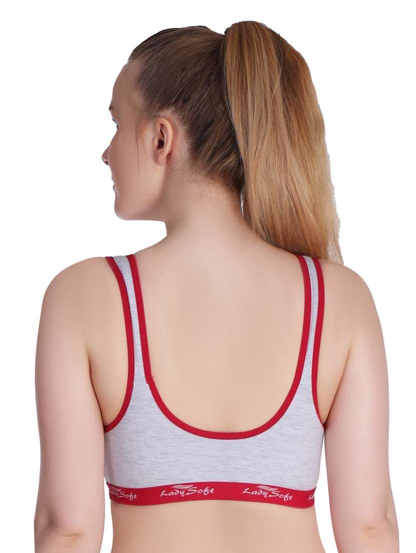 pack of 3 color block sports bra - 20611335 -  Standard Image - 2
