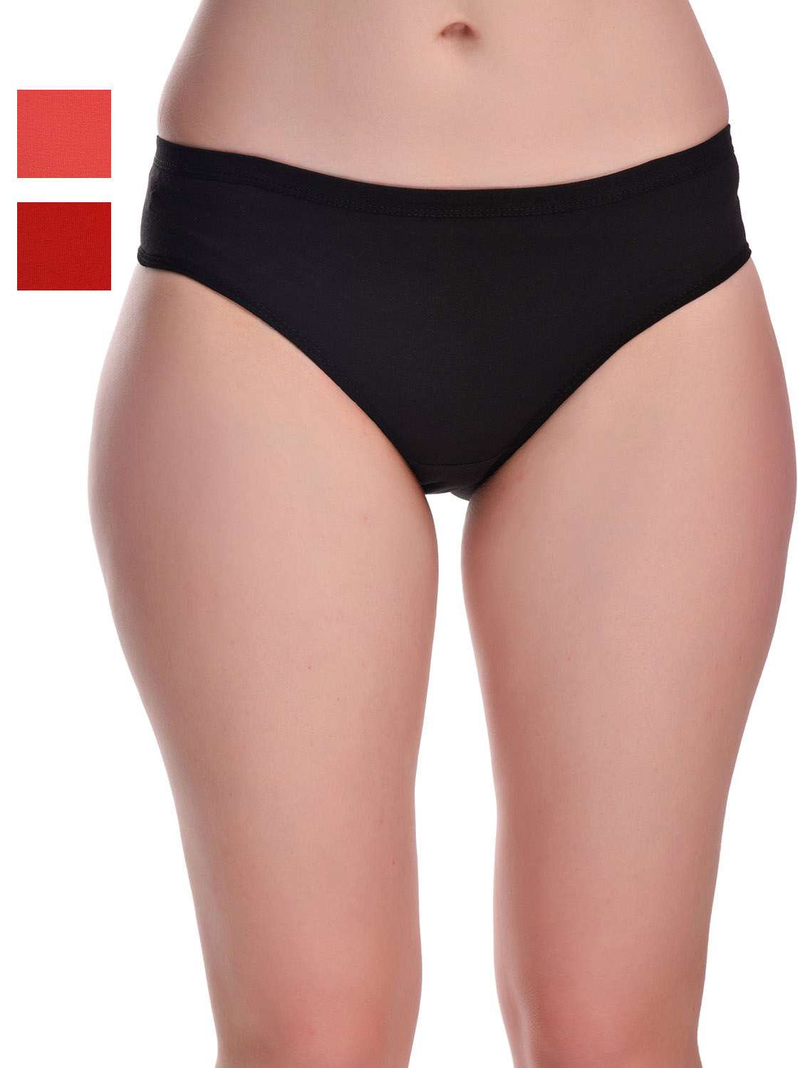 pack of 3 solid hipster panties