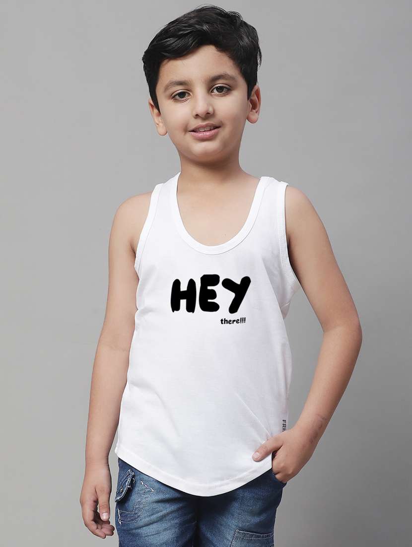boy typography vest