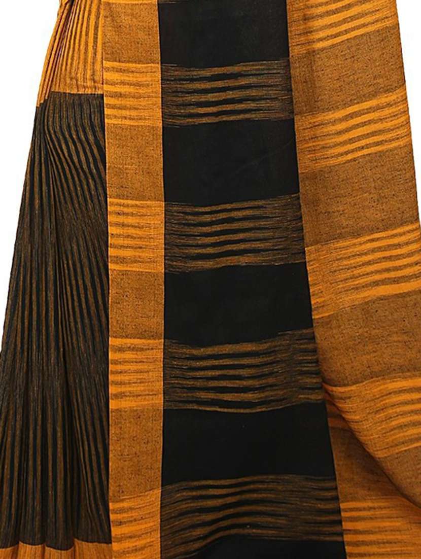 women's self design mustard colored saree with blouse - 20613980 -  Standard Image - 2