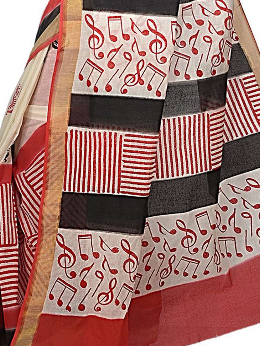 women multi color printed saree with blouse - 20614010 -  Standard Image - 2