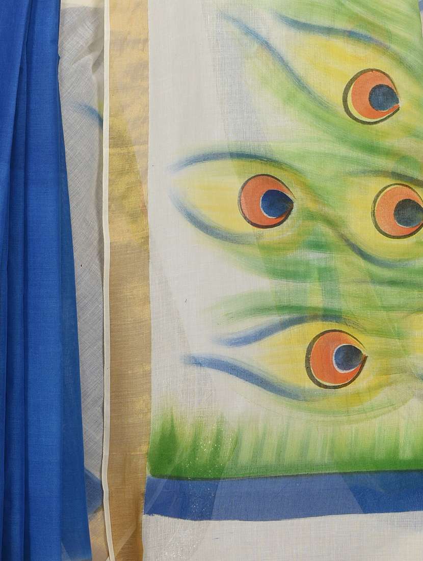 multi colored printed saree with blouse - 20614021 - Standard Image - 2