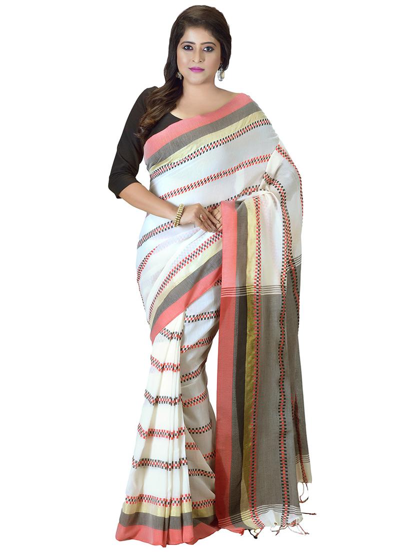 women's embroidered saree with blouse - 20614096 -  Zoom Image - 0