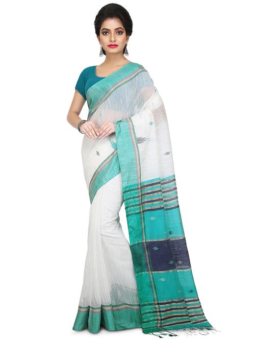 women multi color self design handloom saree with blouse - 20614258 - Standard Image - 0