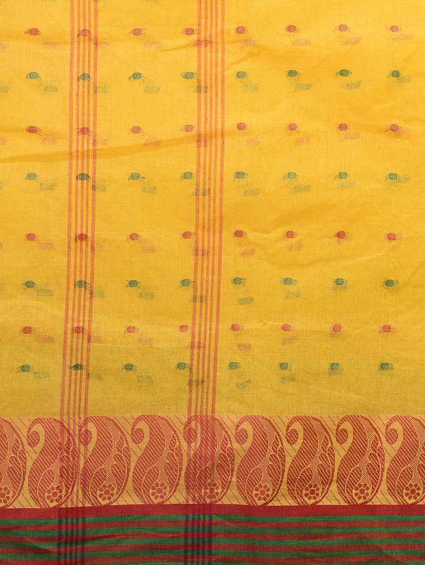 women's self design yellow colored saree with blouse - 20614288 -  Standard Image - 2