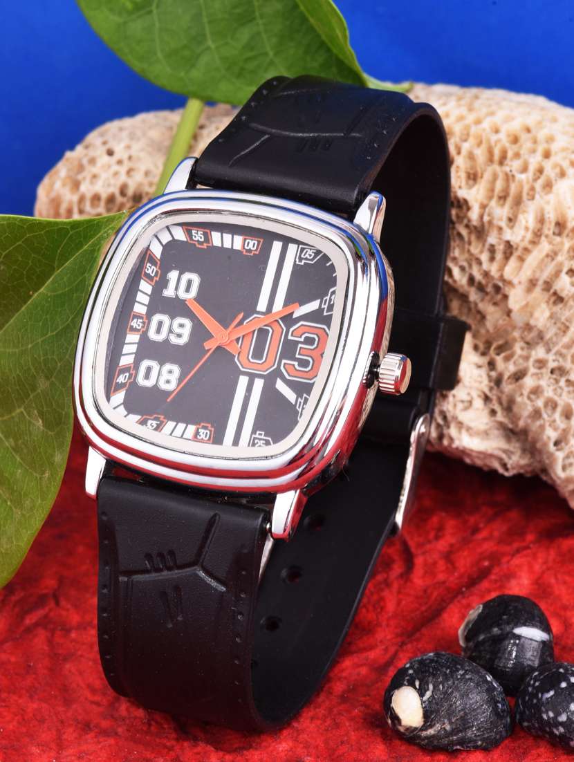 square dial analog watch for men - 20616499 - Standard Image - 2