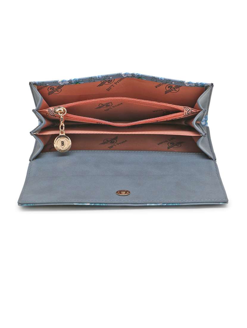 floral printed pu envelope clutch - 20616839 -  Standard Image - 2