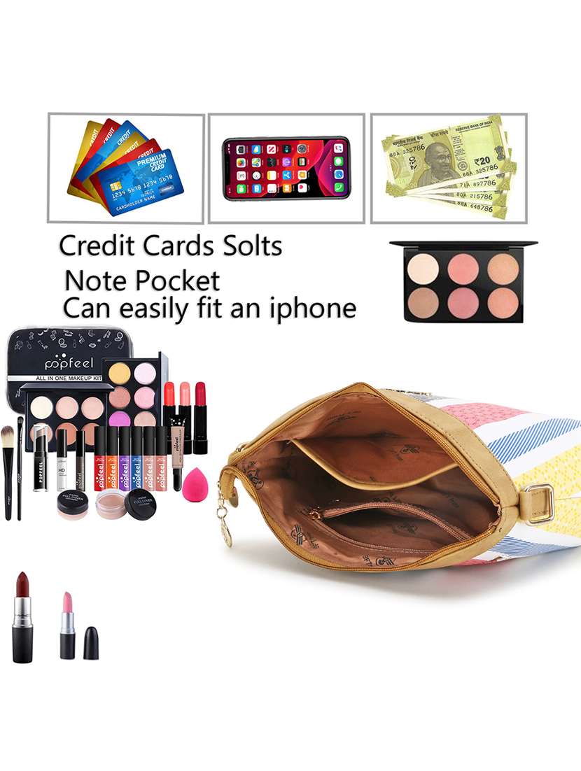 women striped sling bag - 20617405 -  Standard Image - 2