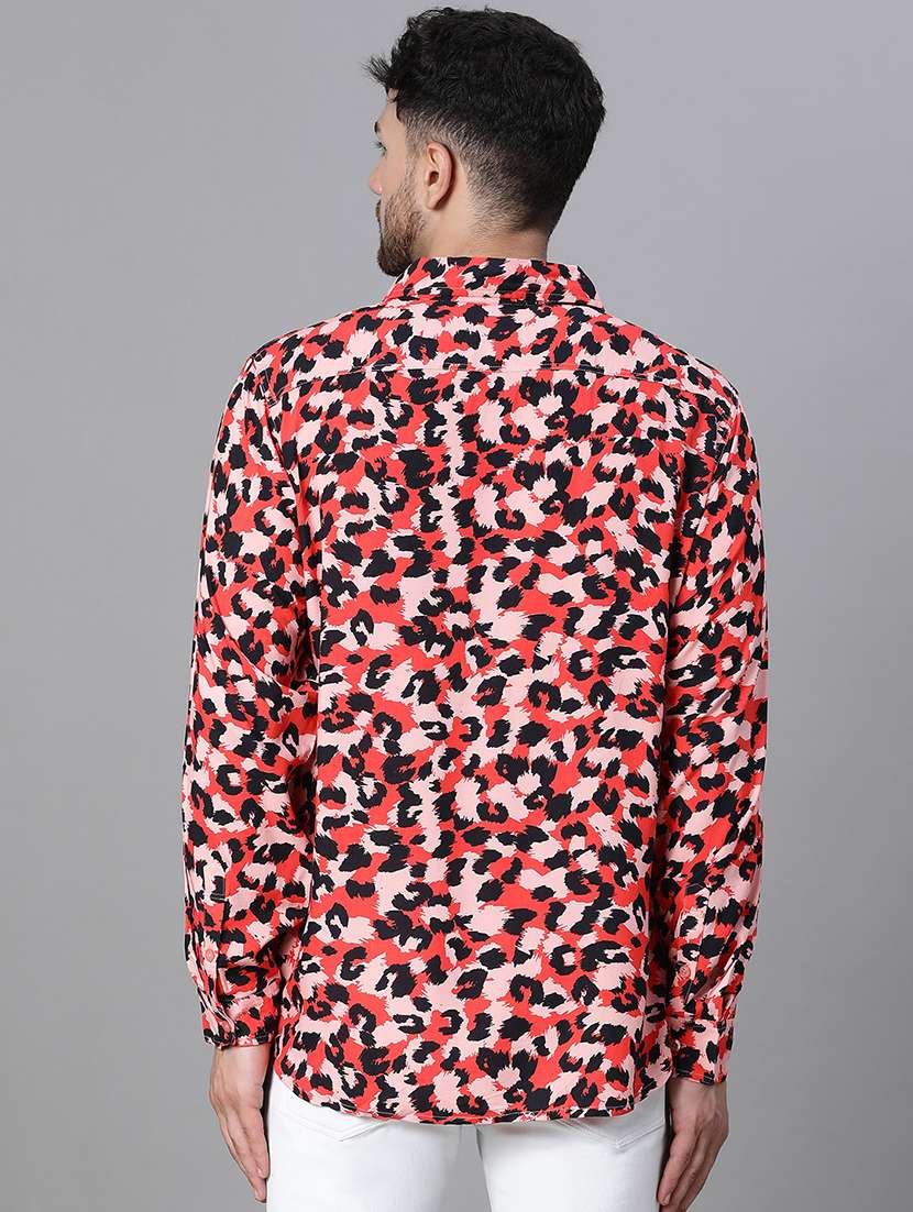 men multi color animal printed casual shirt - 20617463 - Standard Image - 2