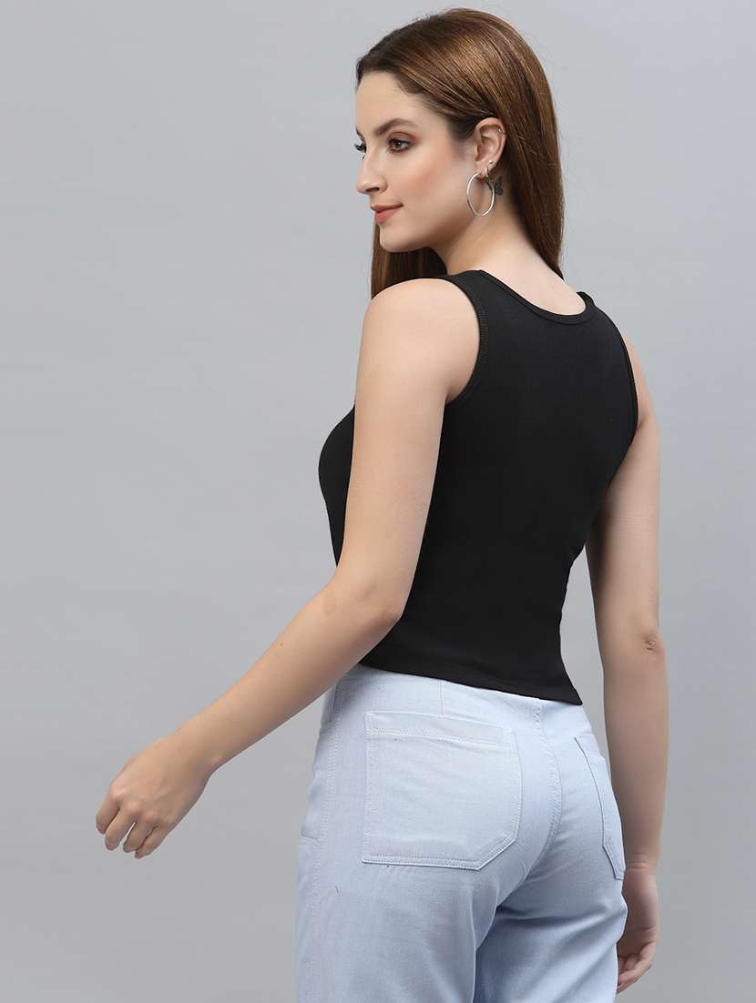 women set of 2 black casual top - 20617653 - Standard Image - 2