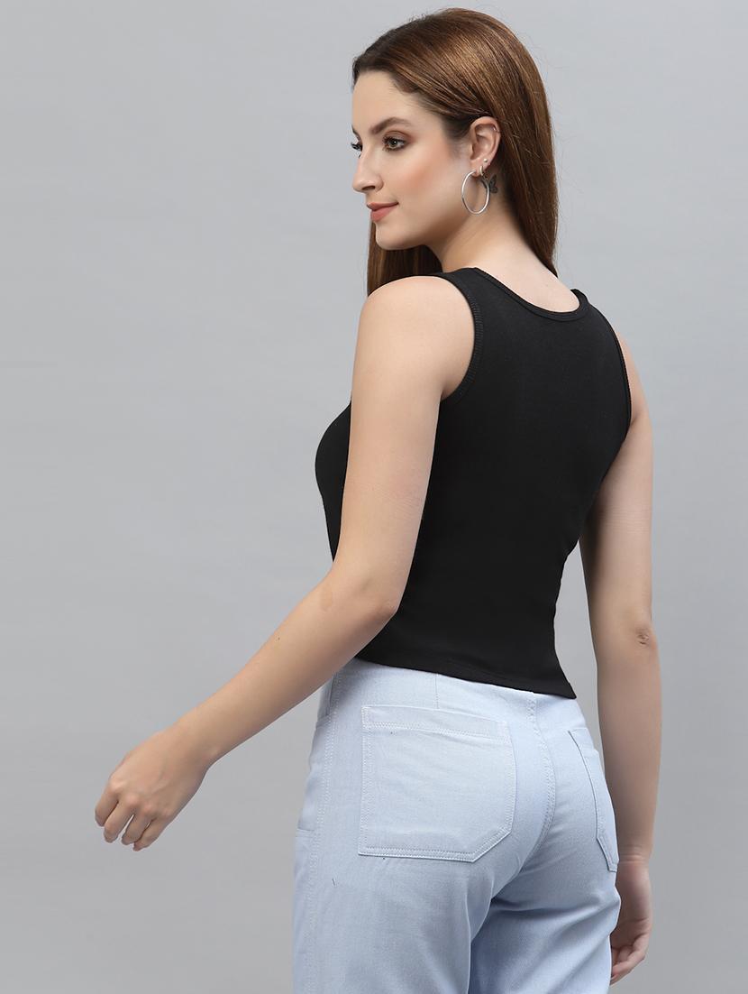 women set of 2 black casual top - 20617662 - Standard Image - 2