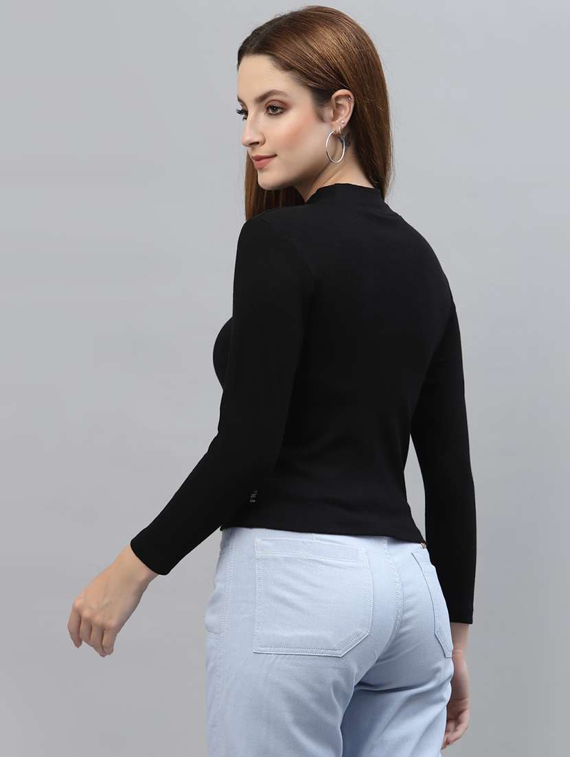 women set of 2 black casual top - 20617684 -  Standard Image - 2