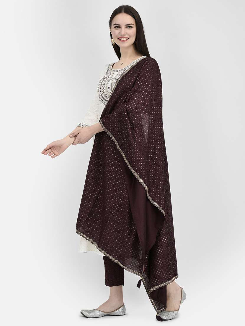 women white round neck a-line kurta - 20621698 -  Standard Image - 2