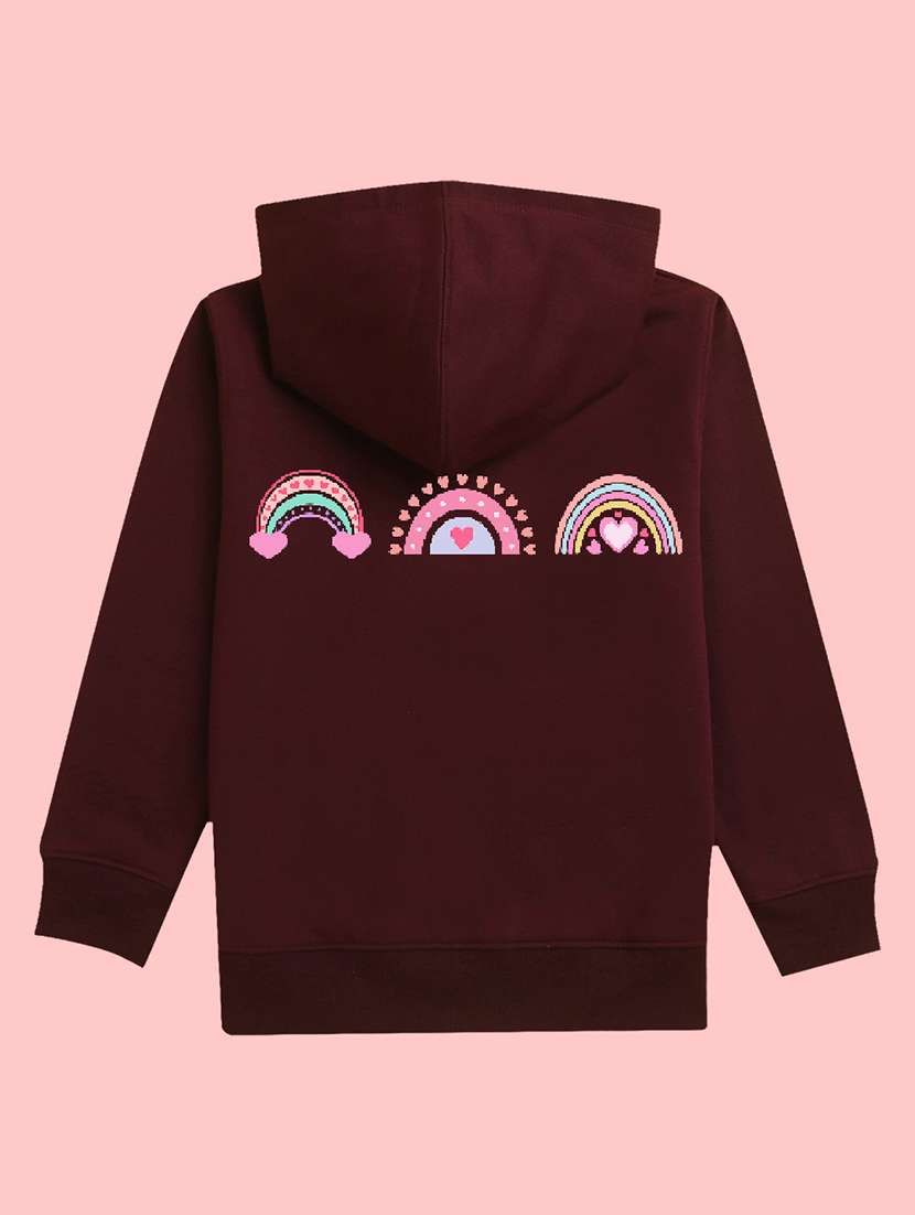 kids full sleeve graphic hooded sweatshirt - 20623724 - Standard Image - 2