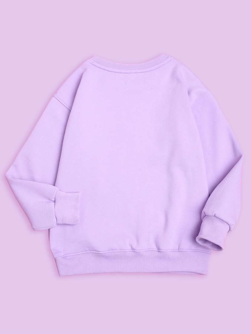 lavender fleece graphic sweatshirt - 20623767 -  Standard Image - 2