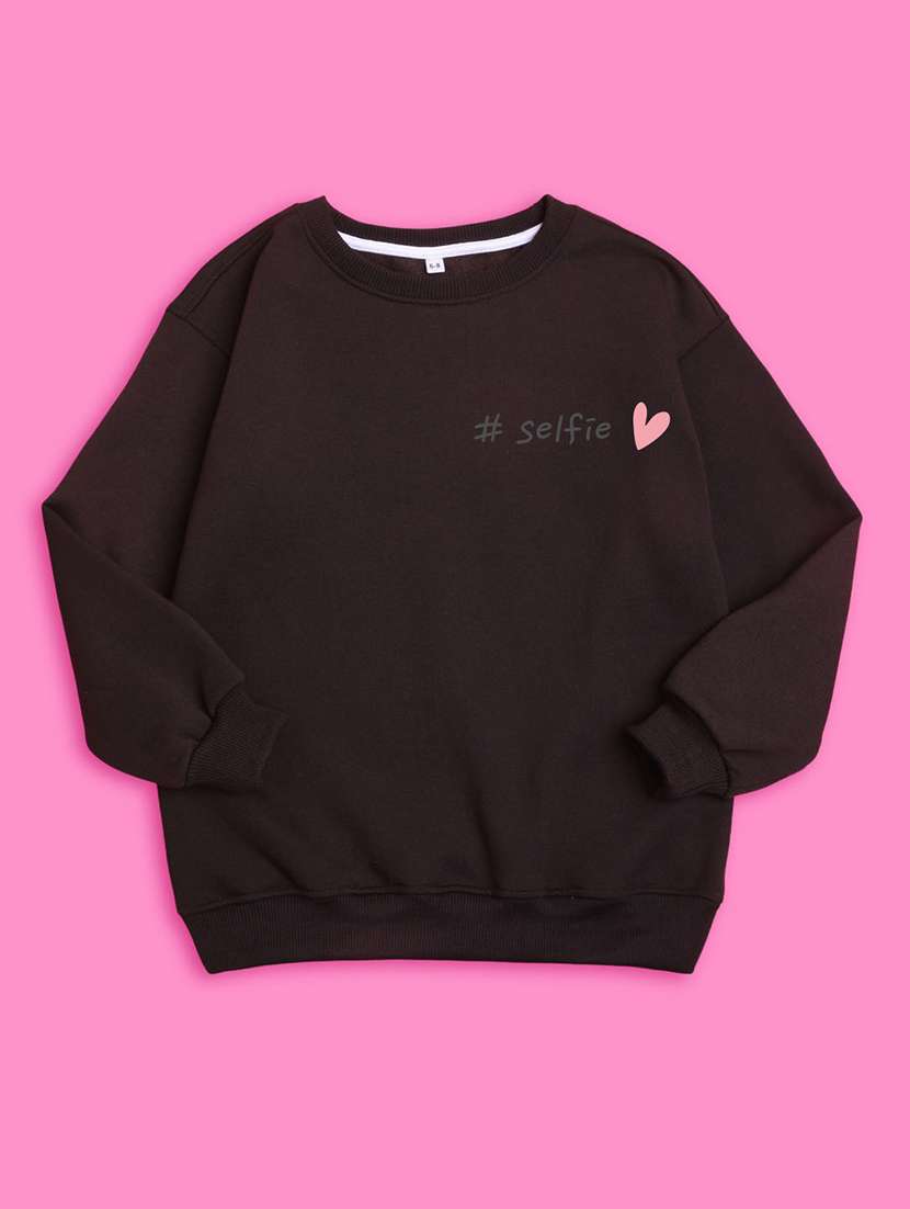 kids front print fleece sweatshirt - 20624260 - Standard Image - 2