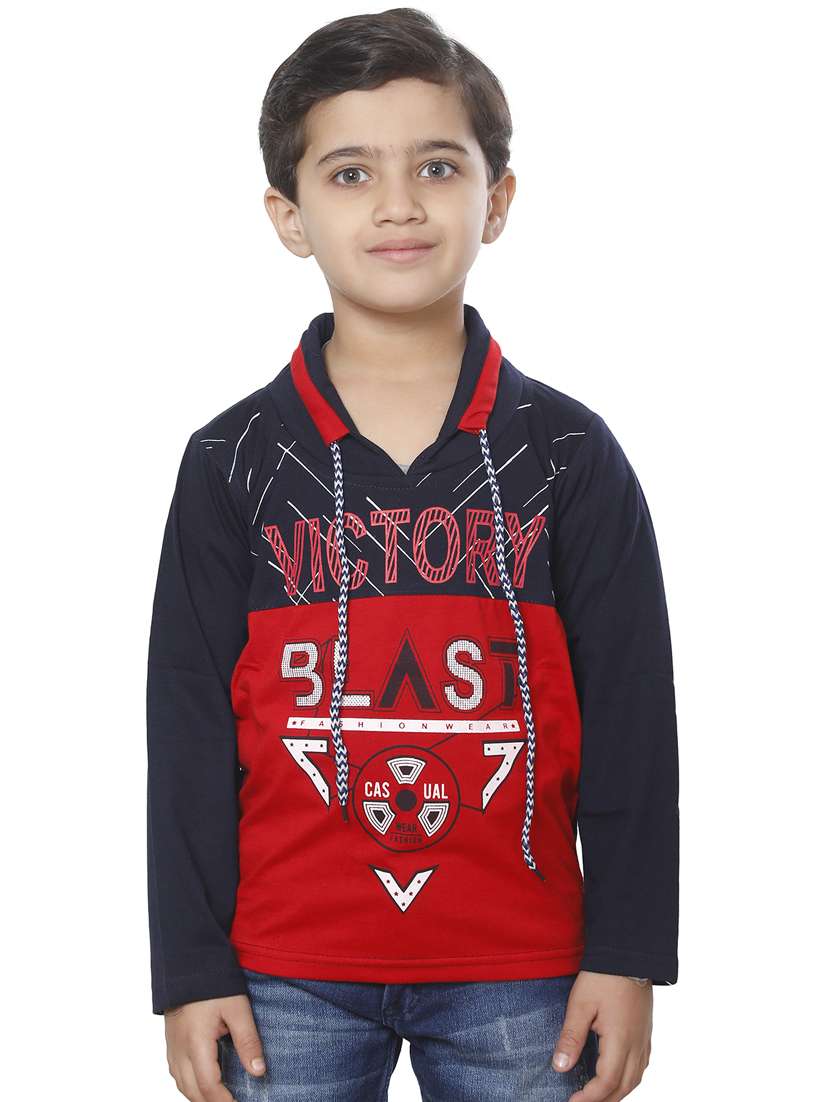 boy color block t-shirt