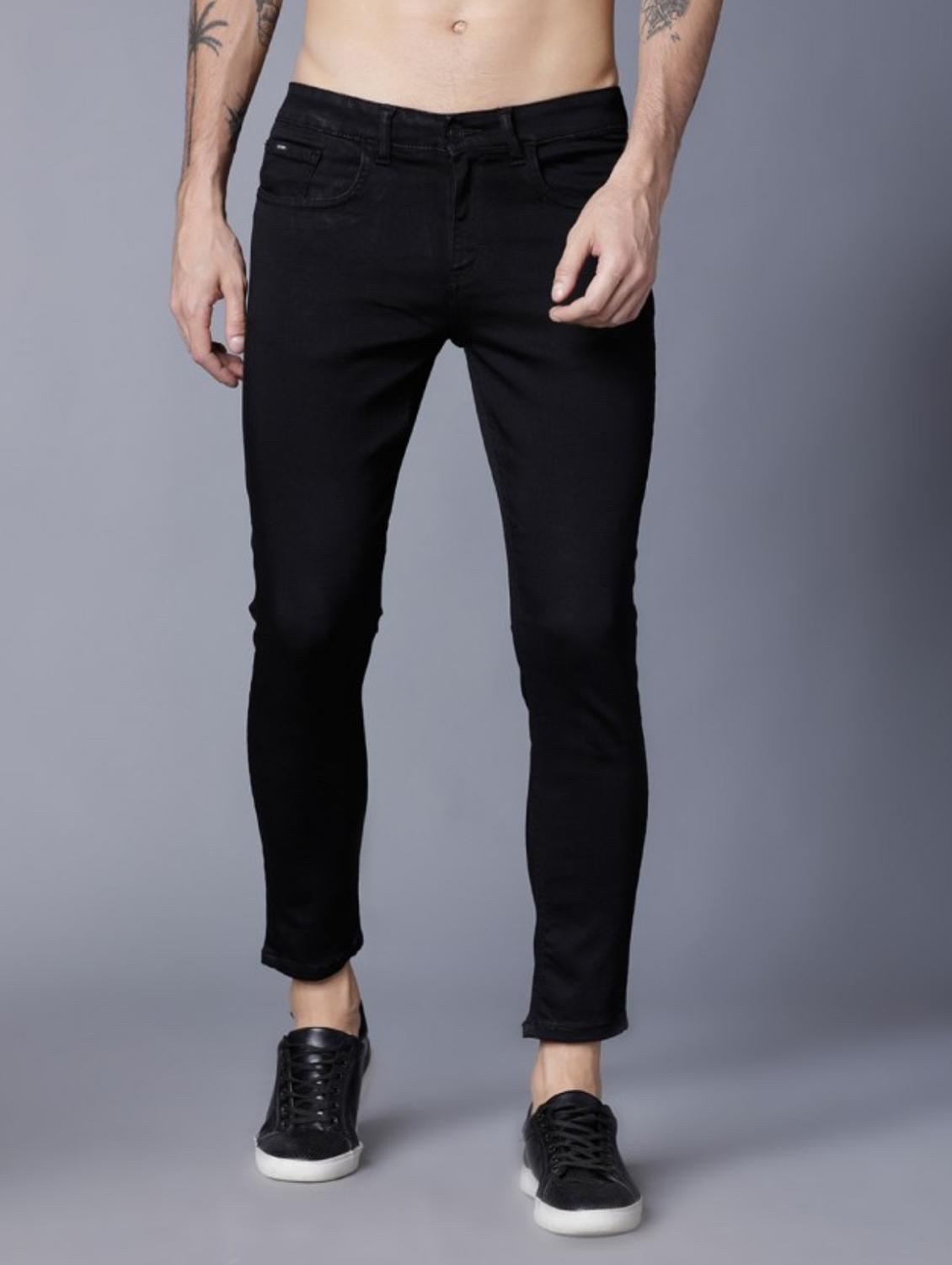 mens slim fit plain jeans - 20625818 - Zoom Image - 0