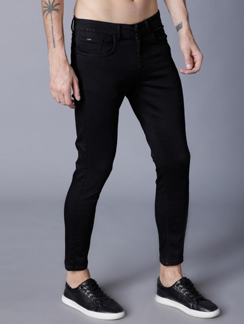mens slim fit plain jeans - 20625818 - Standard Image - 2