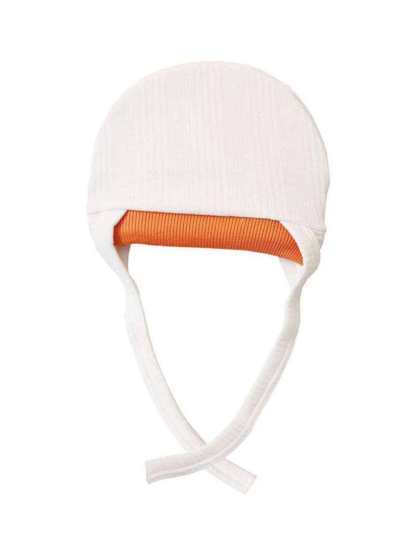 white self design cap