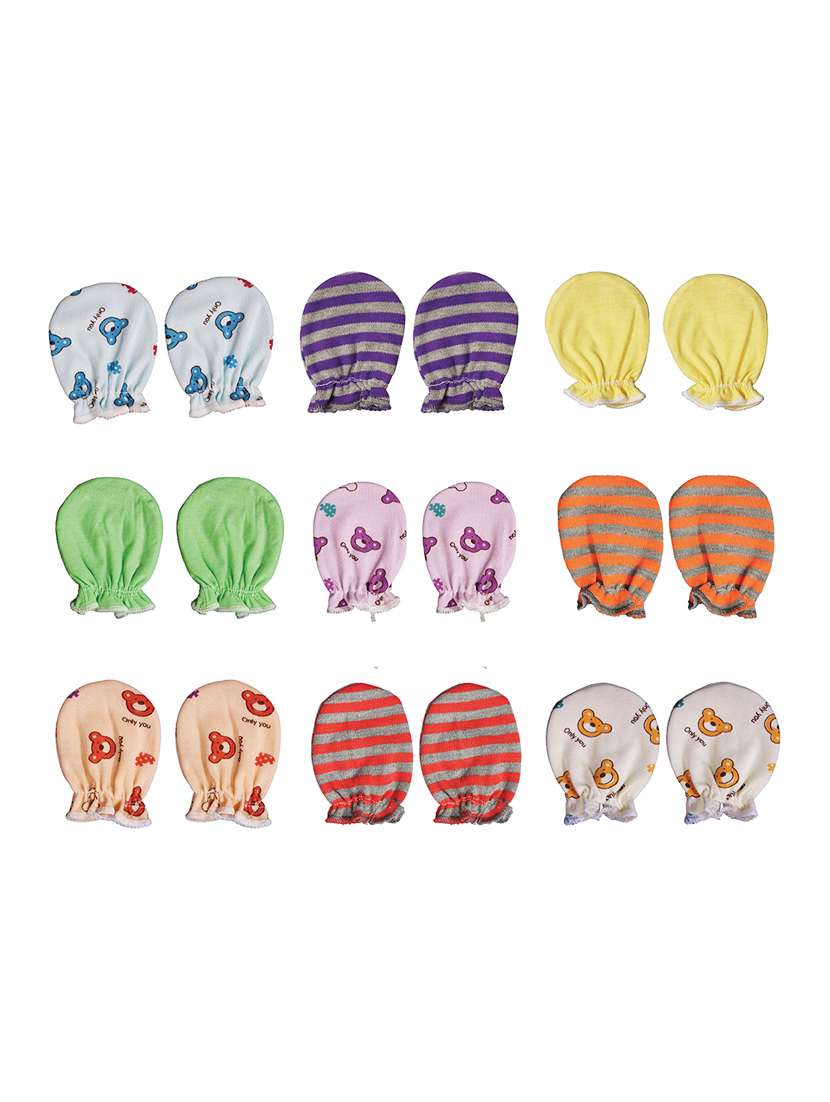 combos pack of multi color mittens gloves with caps