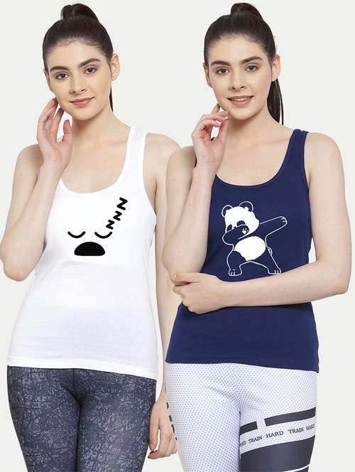 women set of 2 multi coloured tank top - 20627288 -  Standard Image - 0