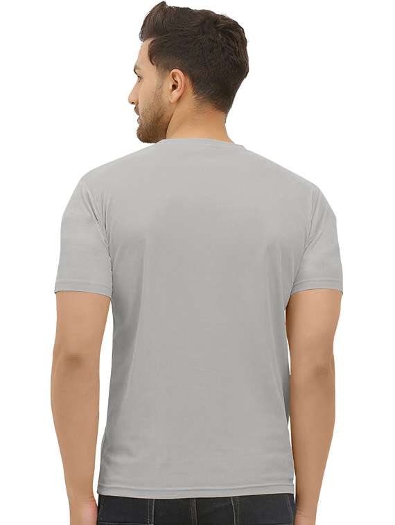 grey front print regular t-shirt - 20627944 -  Standard Image - 2
