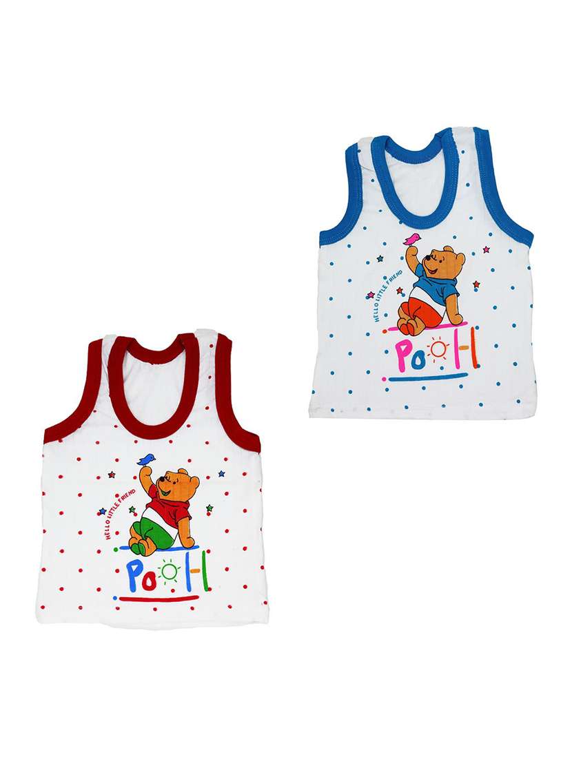 pack of 2 printed vests