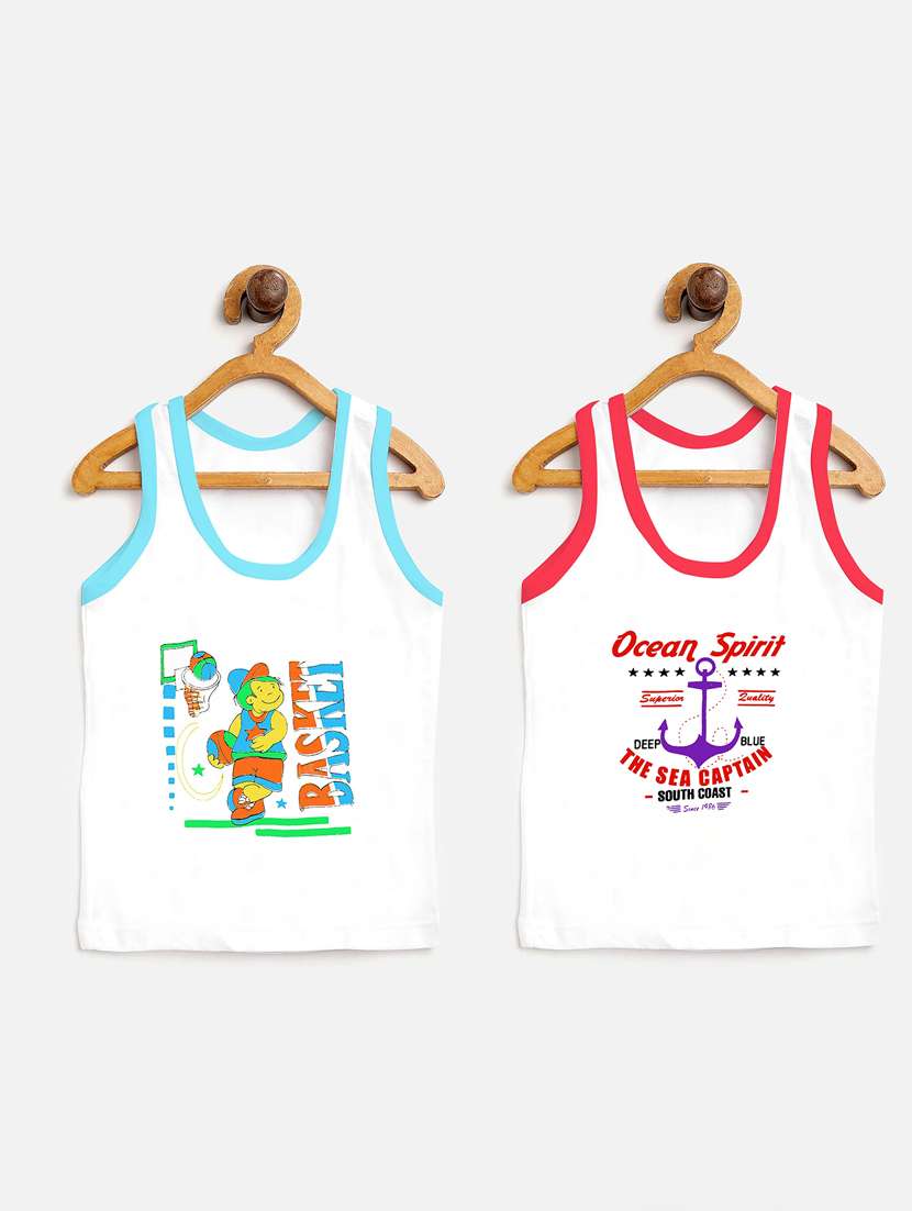 pack of 2 printed vests