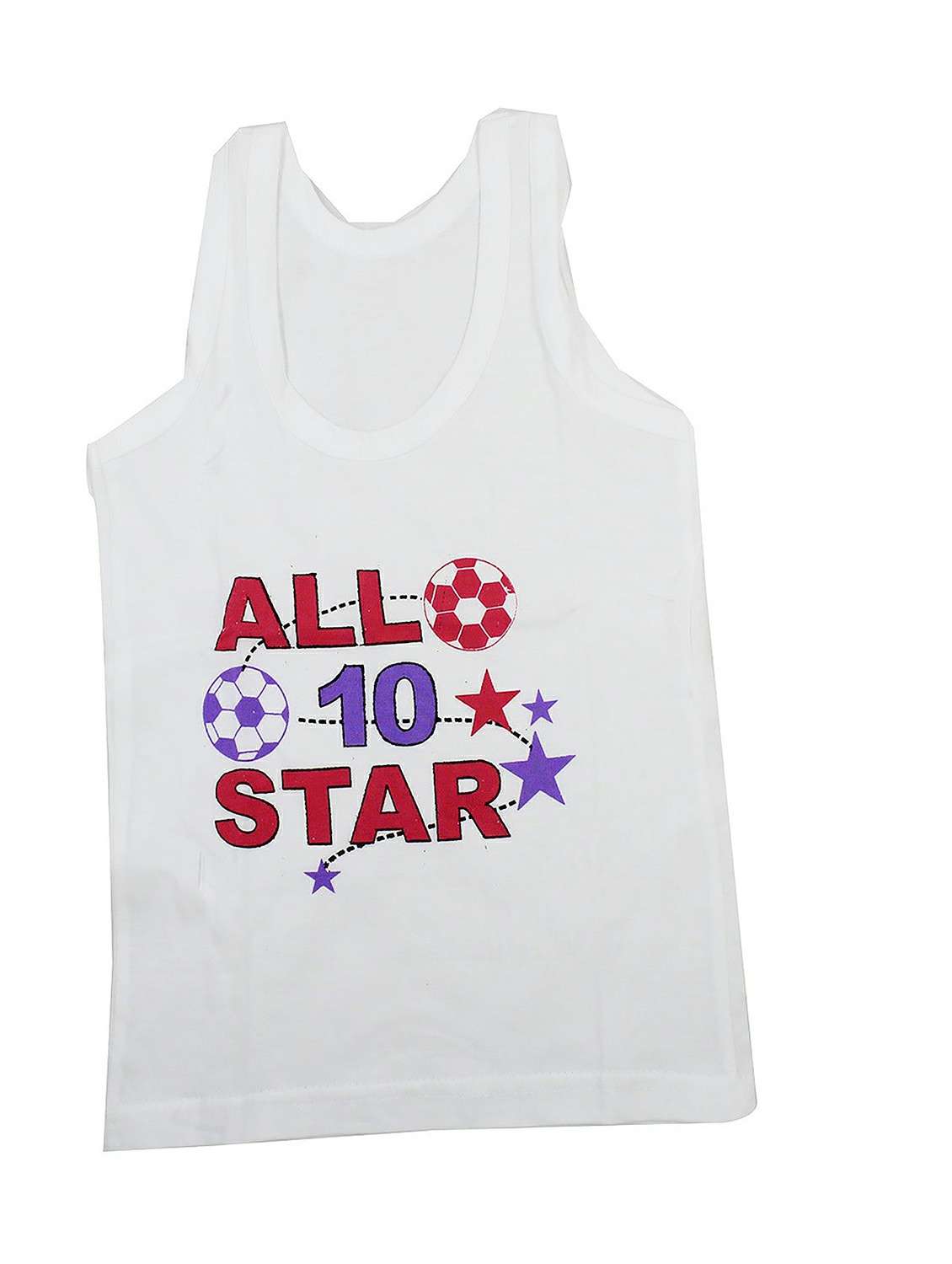 pack of 6 printed vests - 20628083 -  Standard Image - 2